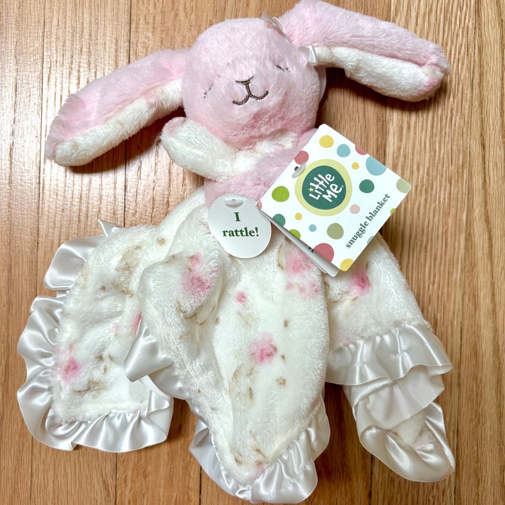 NEW 🐇 Bunny Rabbit Lovey Rattle - Picture 2 of 8